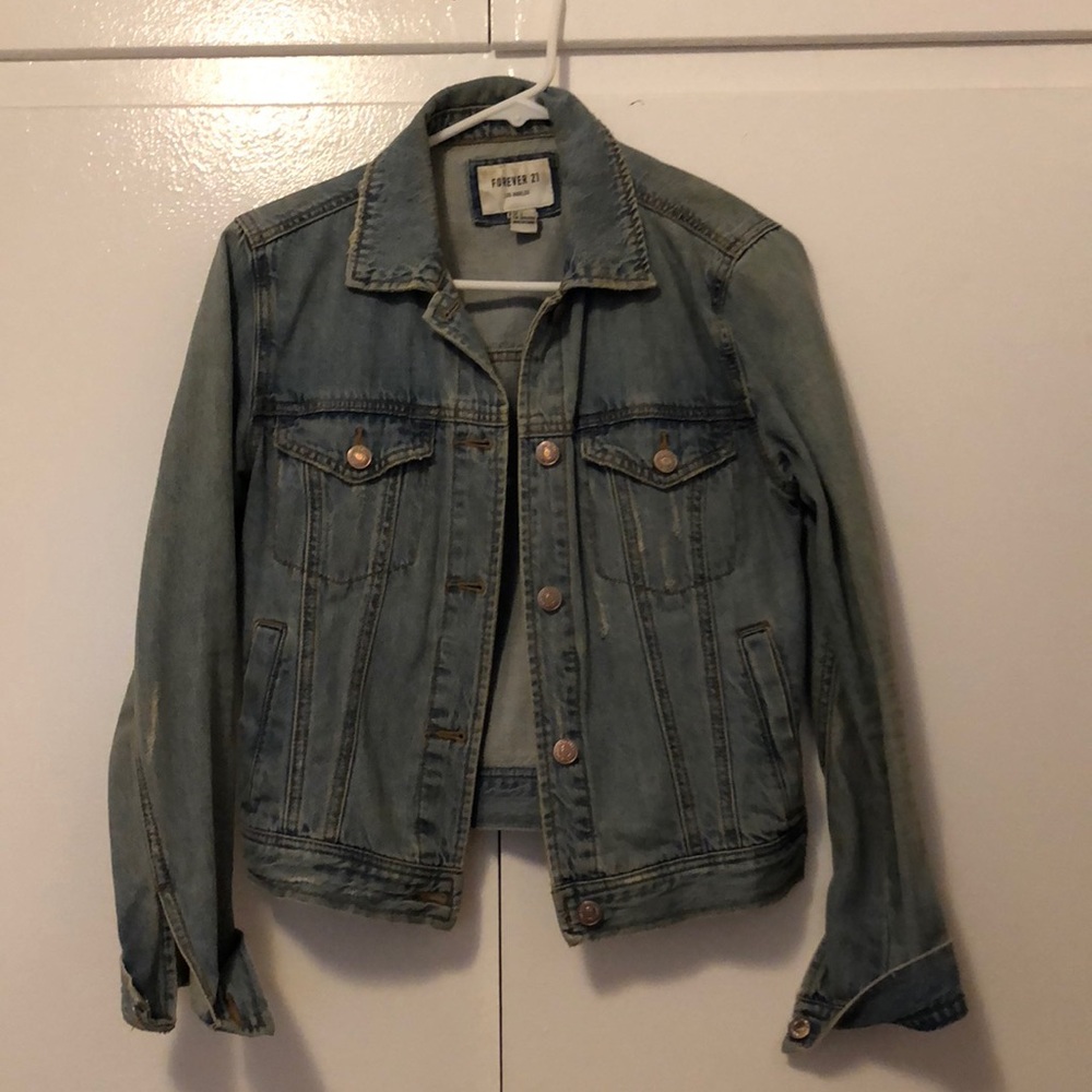 Distressed Denim Jacket